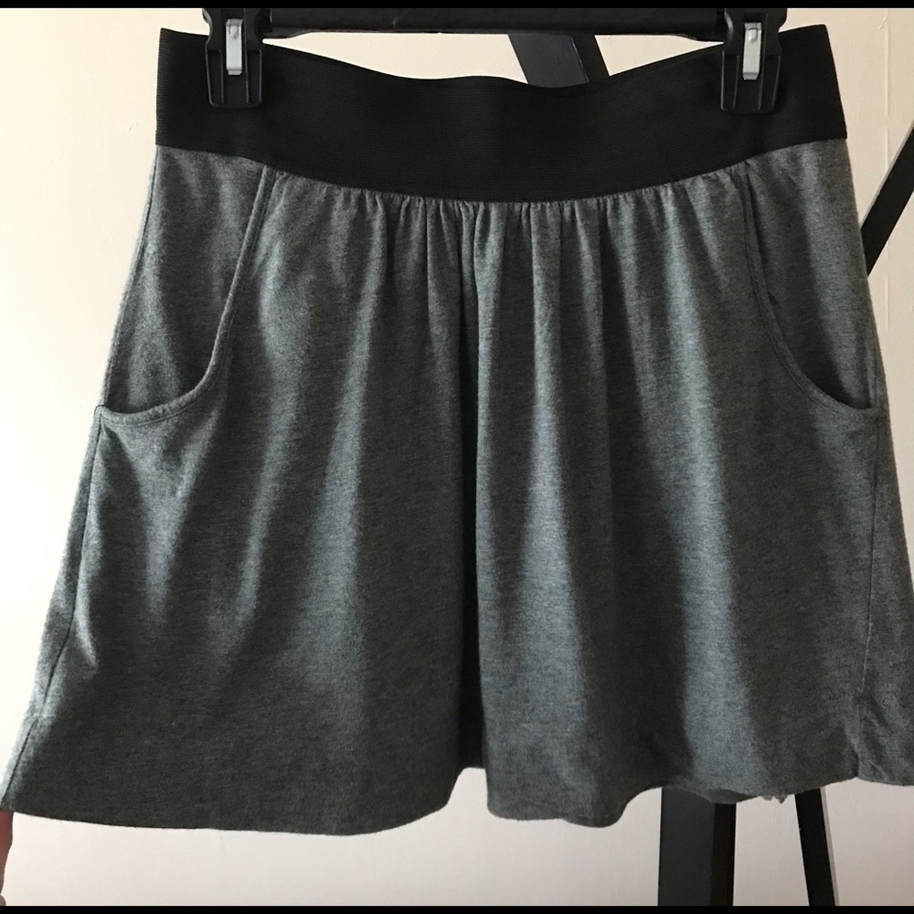 Express Grey Mini Skirt S NWOT